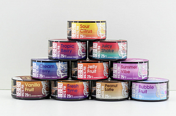 Табак Sebero Arctic Mix, 25гр "Morozhenka / Сливочный пломбир, ягодный микс, дыня"