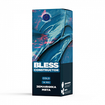 Ароматизатор BLESS CONSTRUCTOR ICE "Земляника Мята" (на 30мл) 